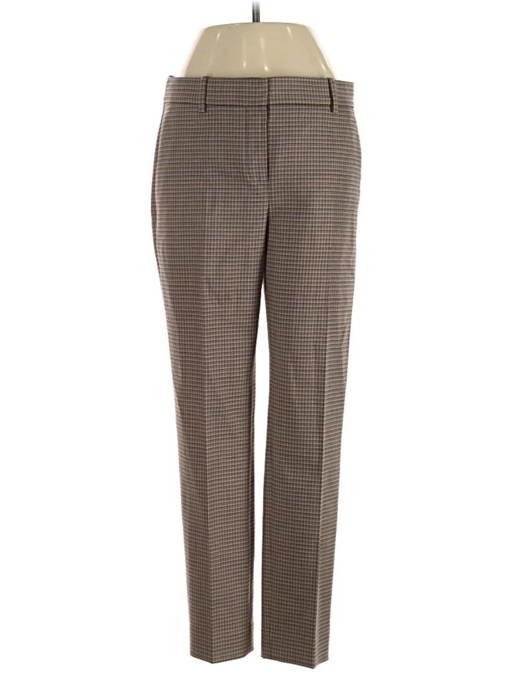 Theory wool Plaid Trousers- size 10